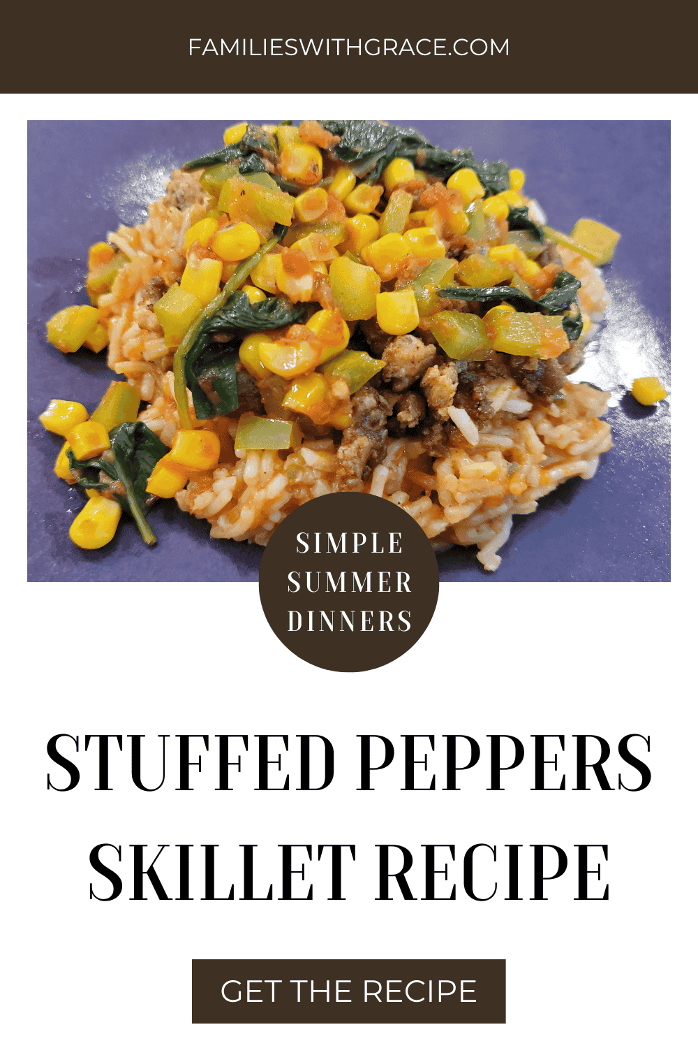 Stuffed peppers skillet recipe