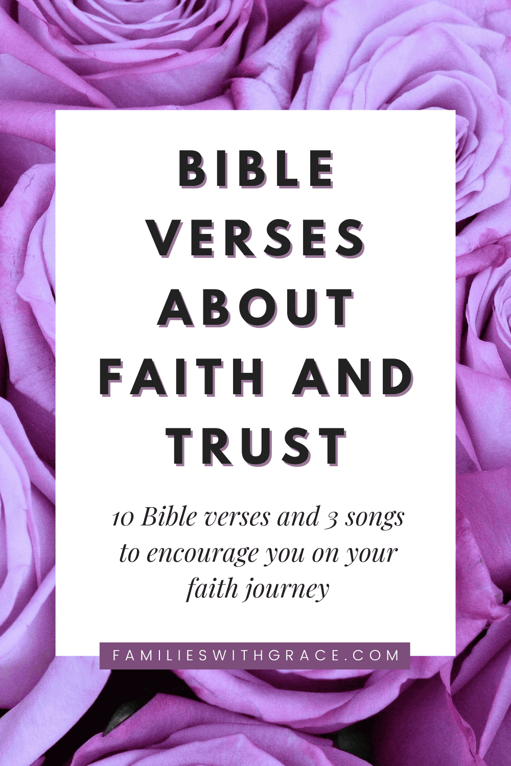Bible verses about faith and trust