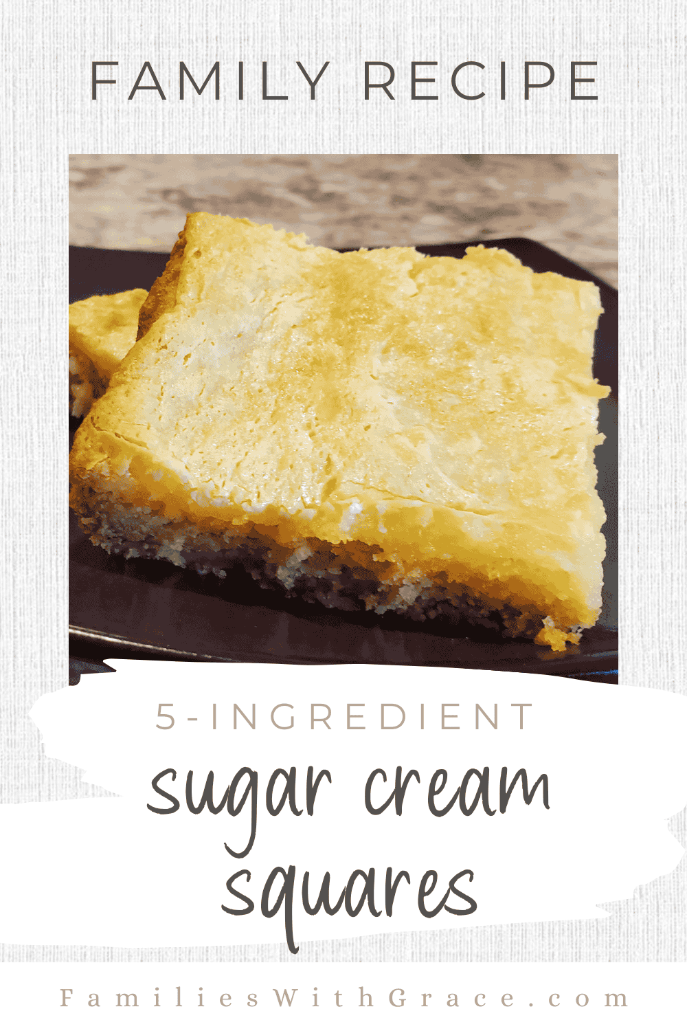 Sugar cream squares recipe