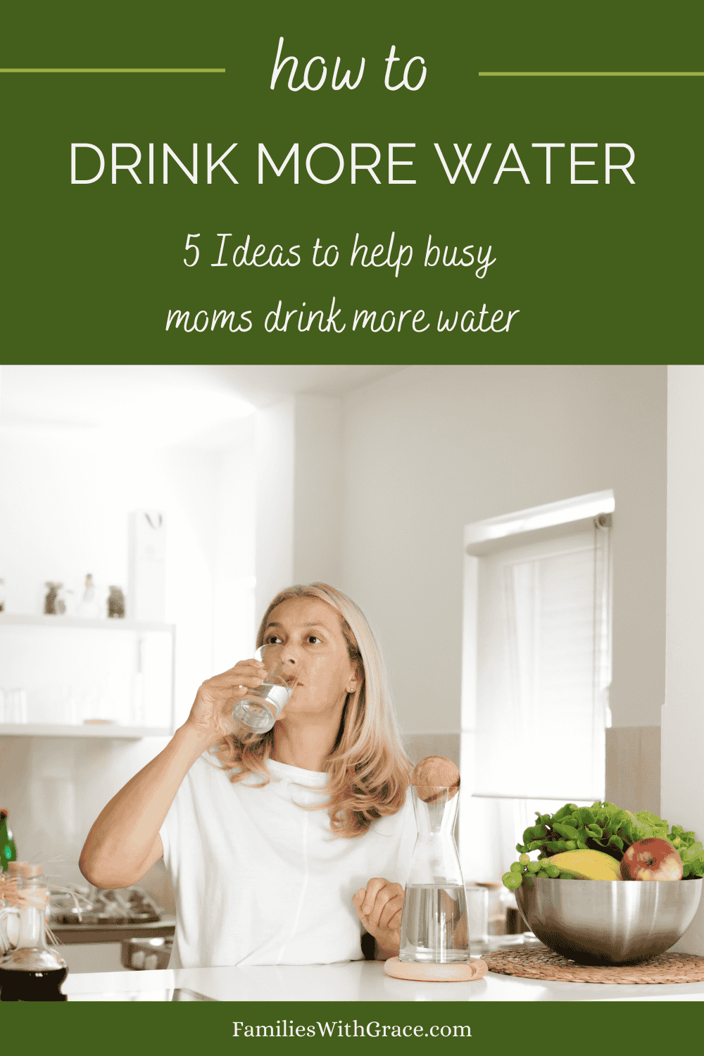 How busy moms can drink more water