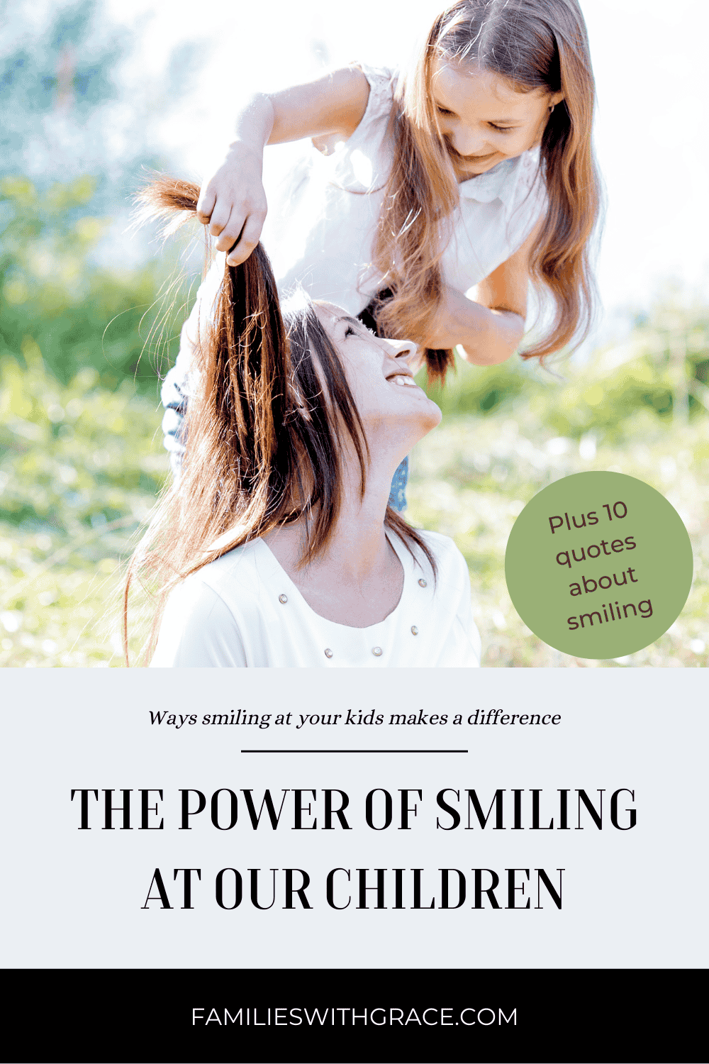 The power of smiling
