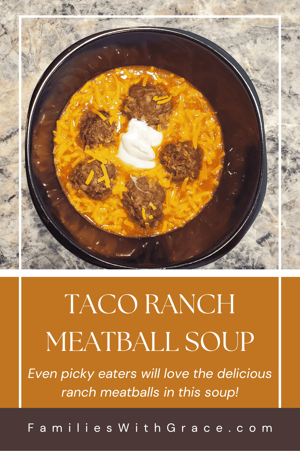 Taco ranch meatball soup