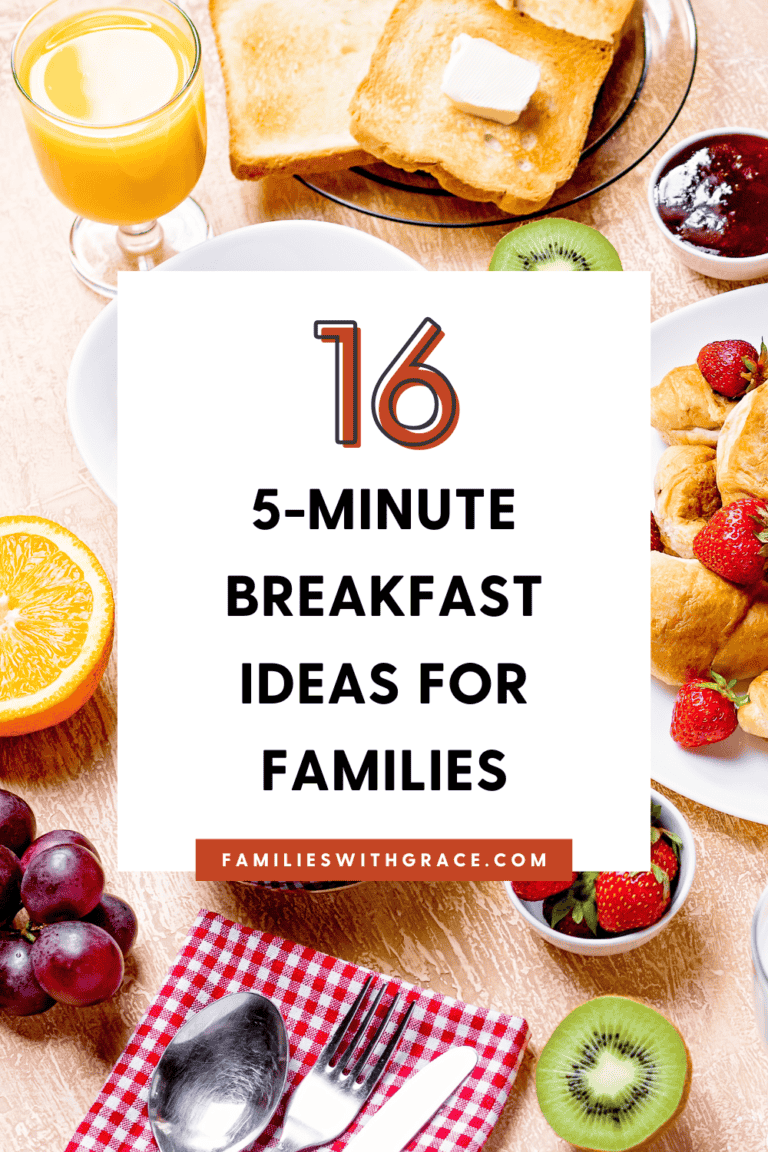 5-Minute breakfast ideas for families - Families With Grace
