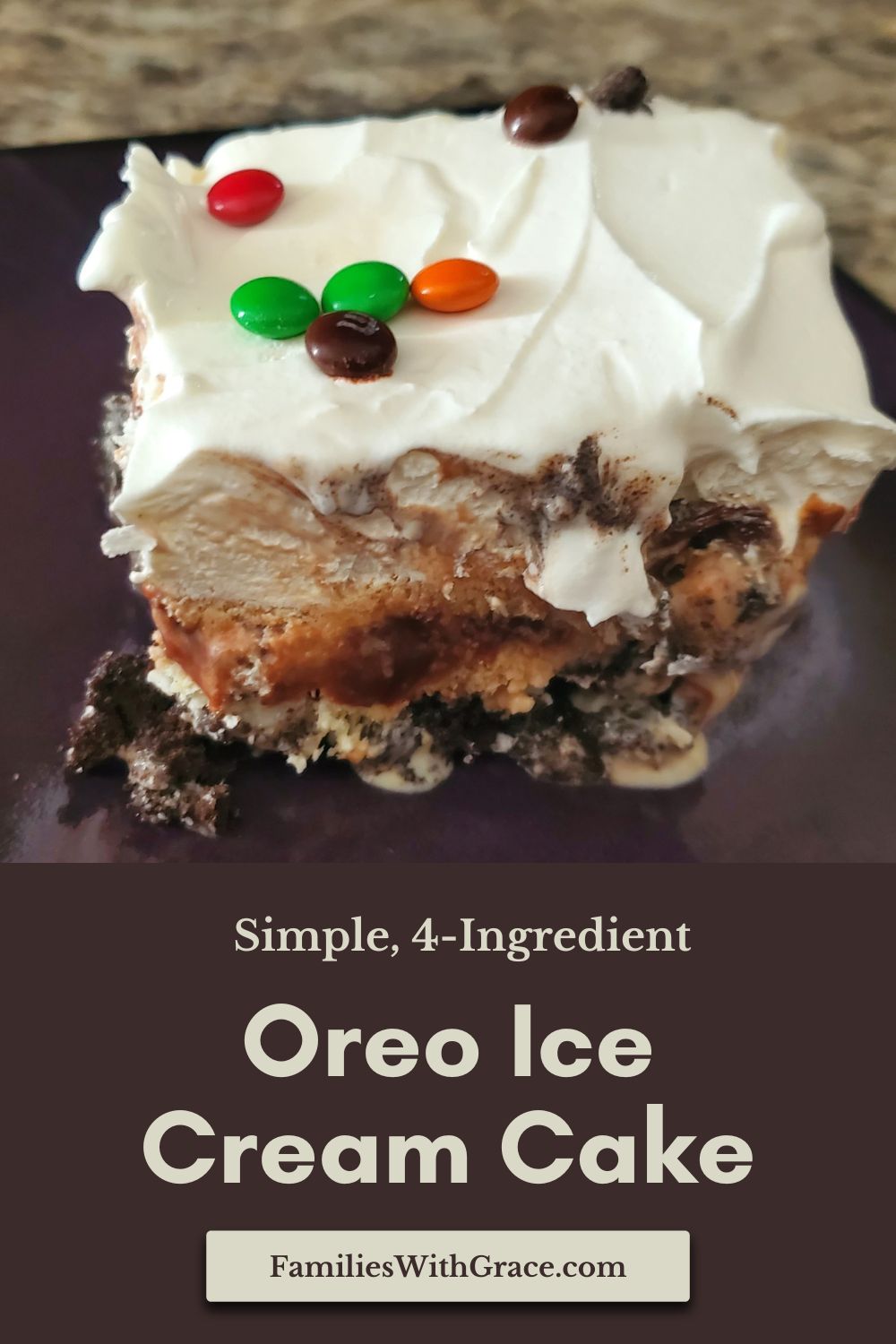 4-Ingredient Oreo ice cream cake recipe