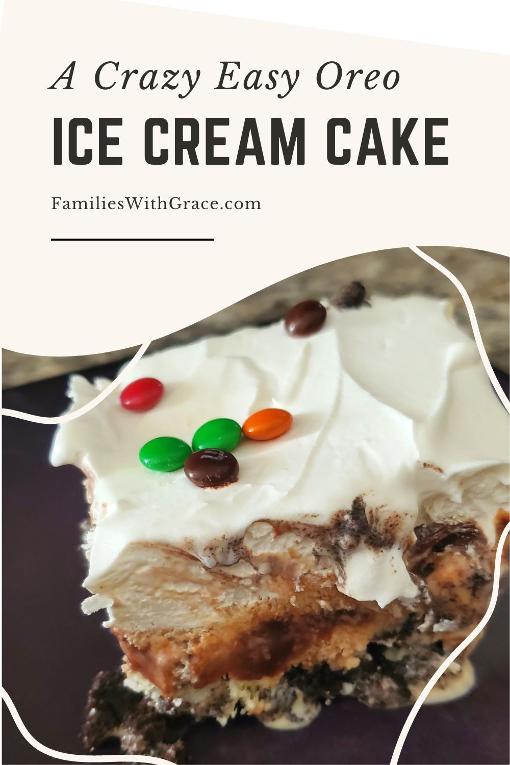 4-Ingredient Oreo ice cream cake recipe