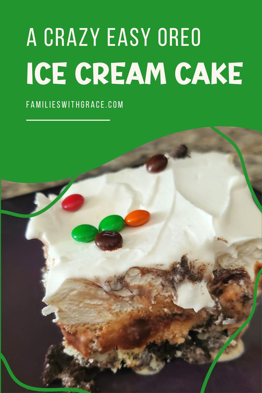 4-Ingredient Oreo ice cream cake recipe