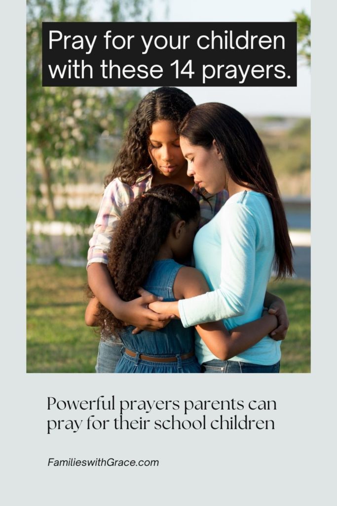 Prayers for school children Pinterest image 3