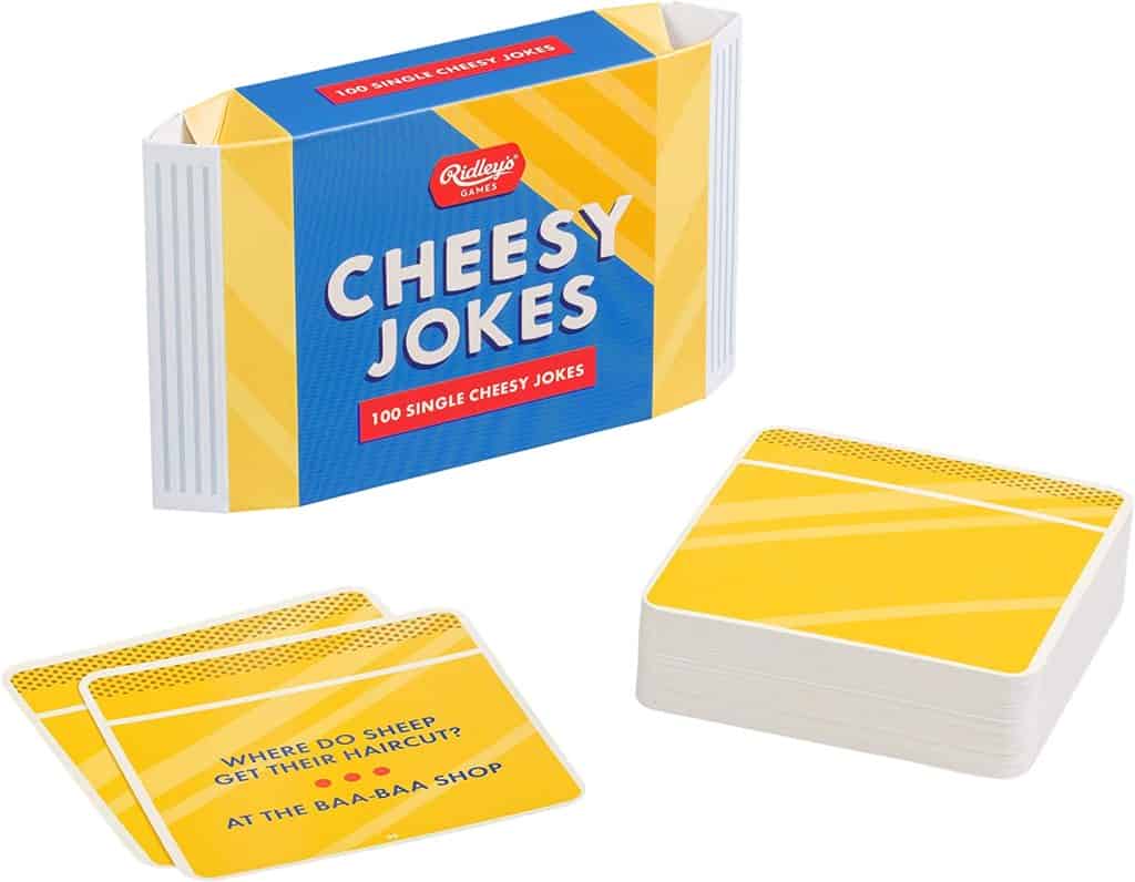 Gag gift ideas: Cheesy joke cards