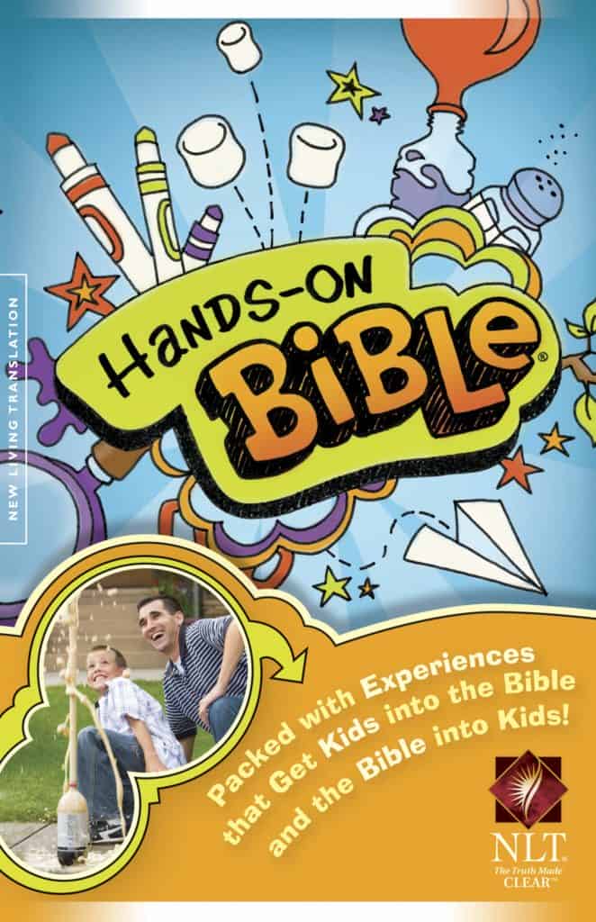 The Hands-On Bible is a great option for upper elementary kiddos.