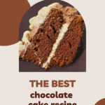 Chocolate cake recipe Pinterest image 3