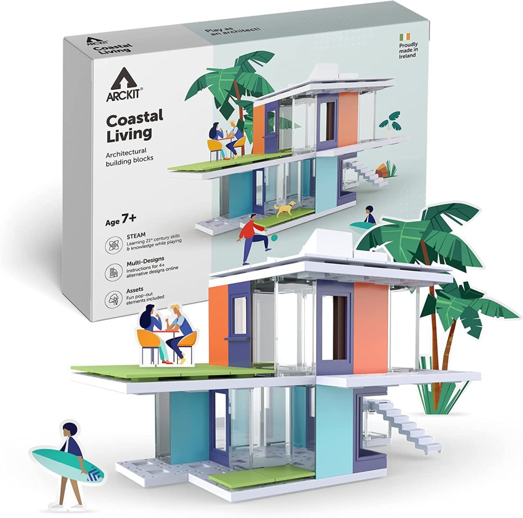 Coastal Living building blocks miniature house kit