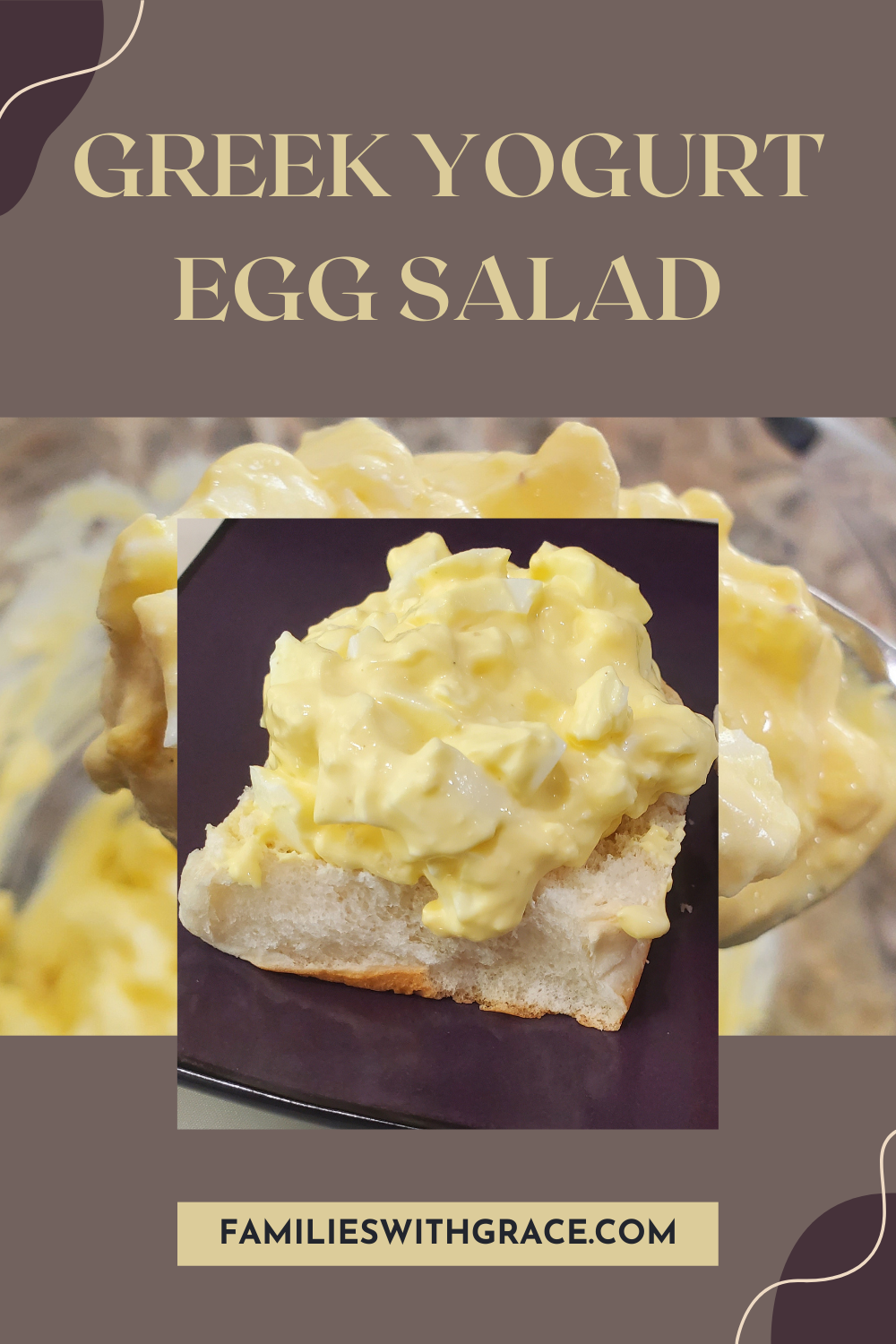 Greek yogurt egg salad recipe