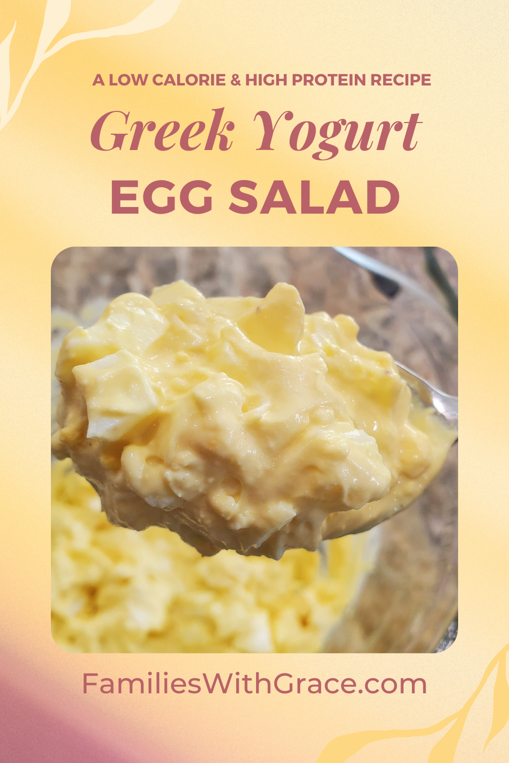 Greek yogurt egg salad recipe