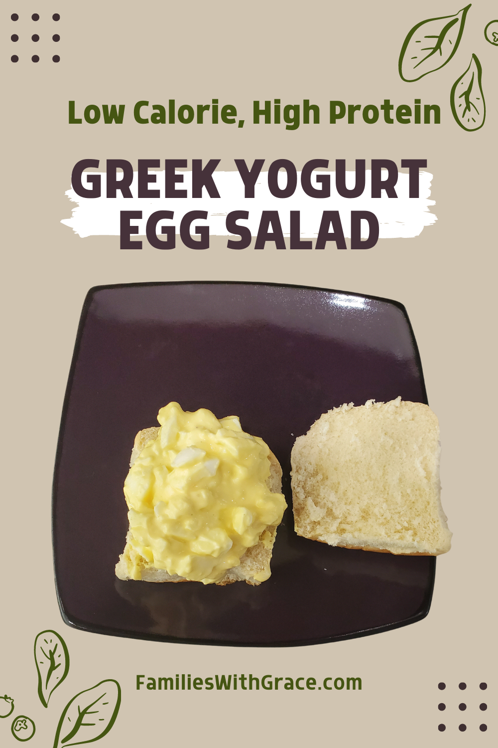 Greek yogurt egg salad recipe