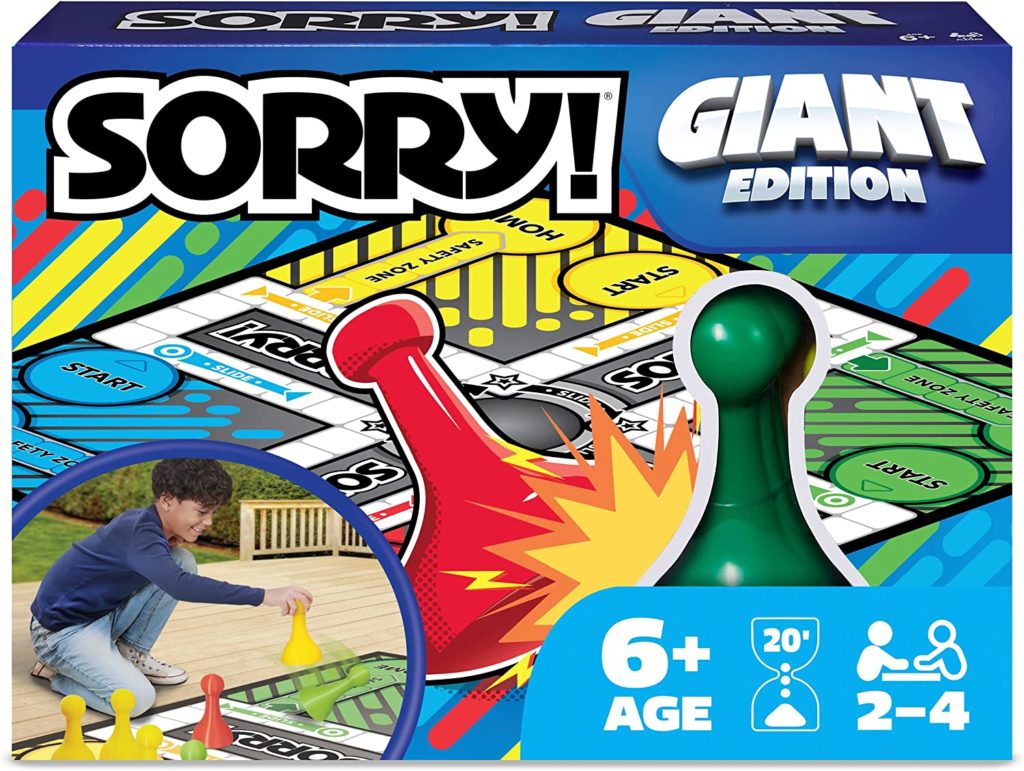 Giant Sorry! game to play outside