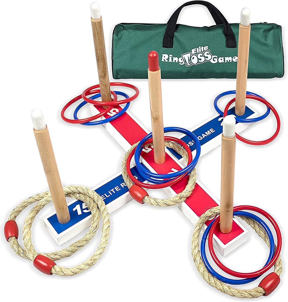 Outdoor ring toss game