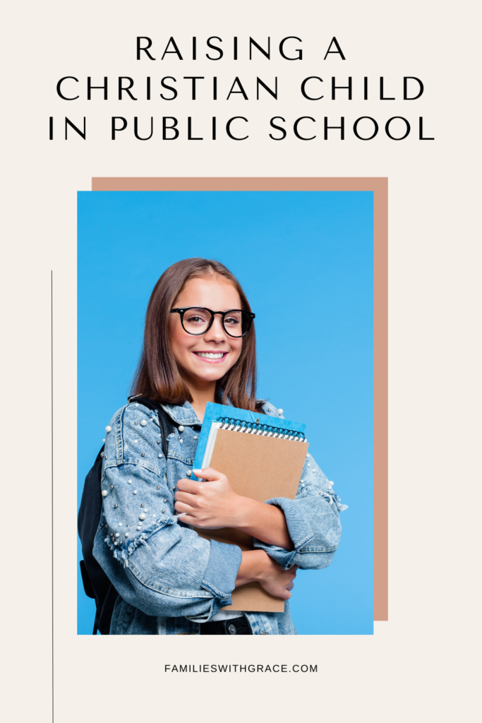 Raising a Christian child in public school Pinterest image 4