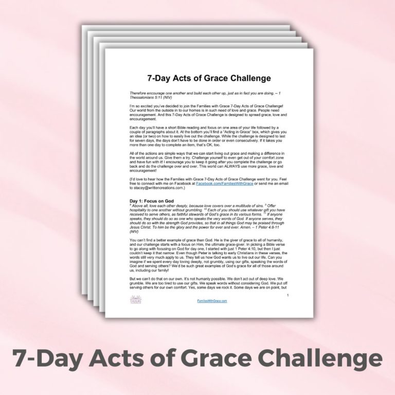FREE Christian Printables Library - Families With Grace