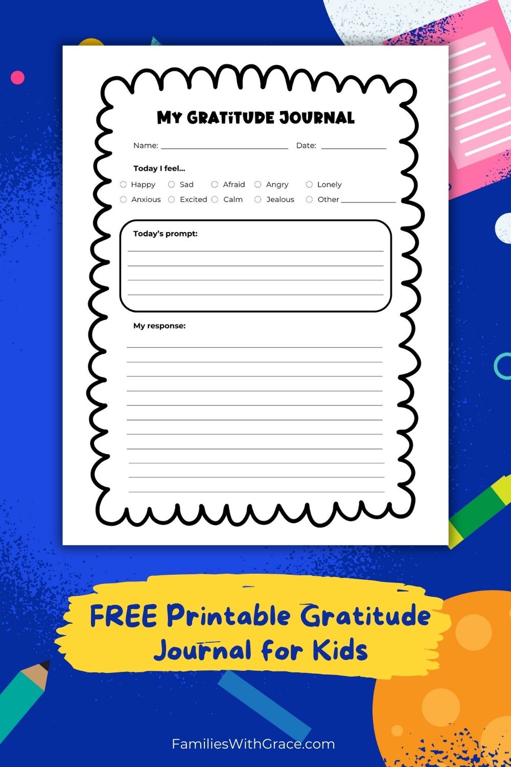 Develop an attitude of gratitude (free printable worksheets)