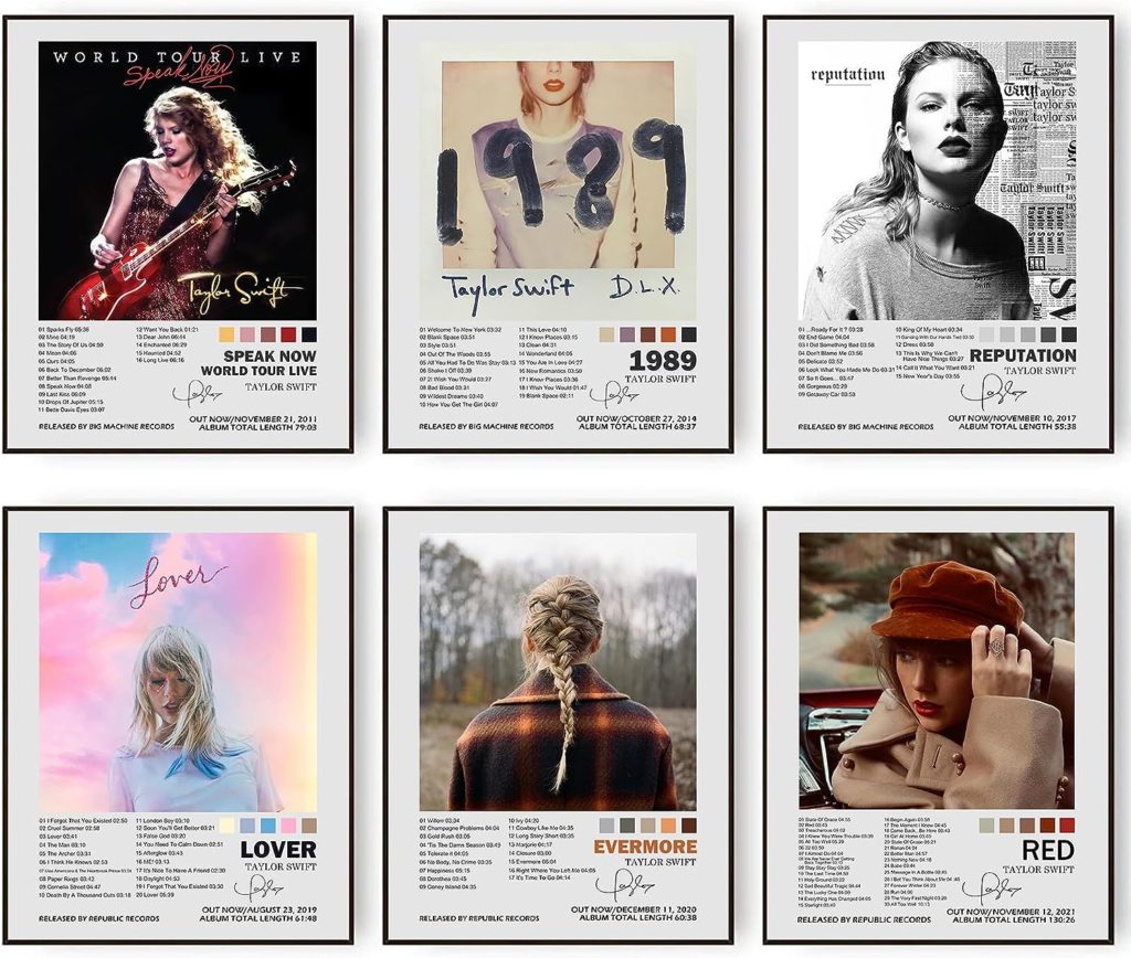 The best Christmas gift ideas for teen girls: Taylor Swift album prints