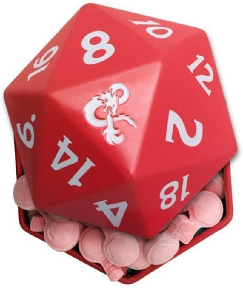Nerdy Valentine's Day gift ideas for him: Dice candy tin