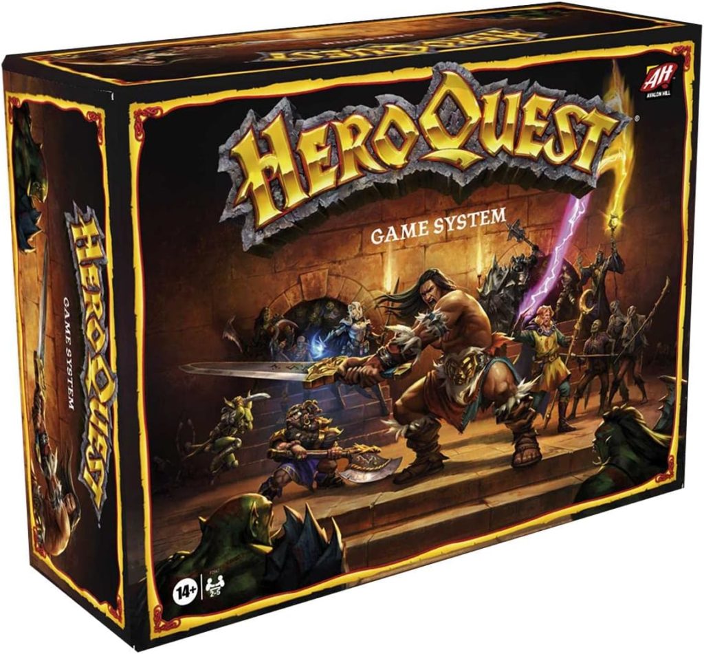 Nerdy Valentine's Day gift ideas for him: Board game HeroQuest