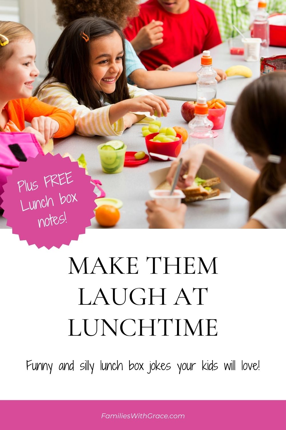 Funny and silly lunch box jokes for kids (Free printable)