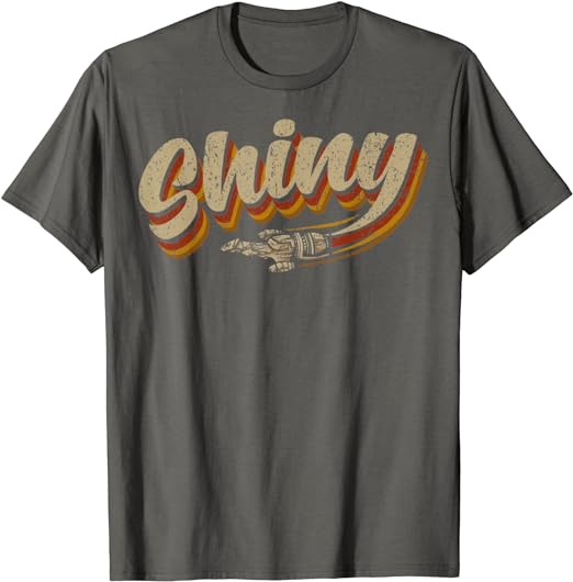 Nerdy Valentine's Day gift ideas for him: Firefly shirt that says "Shiny"