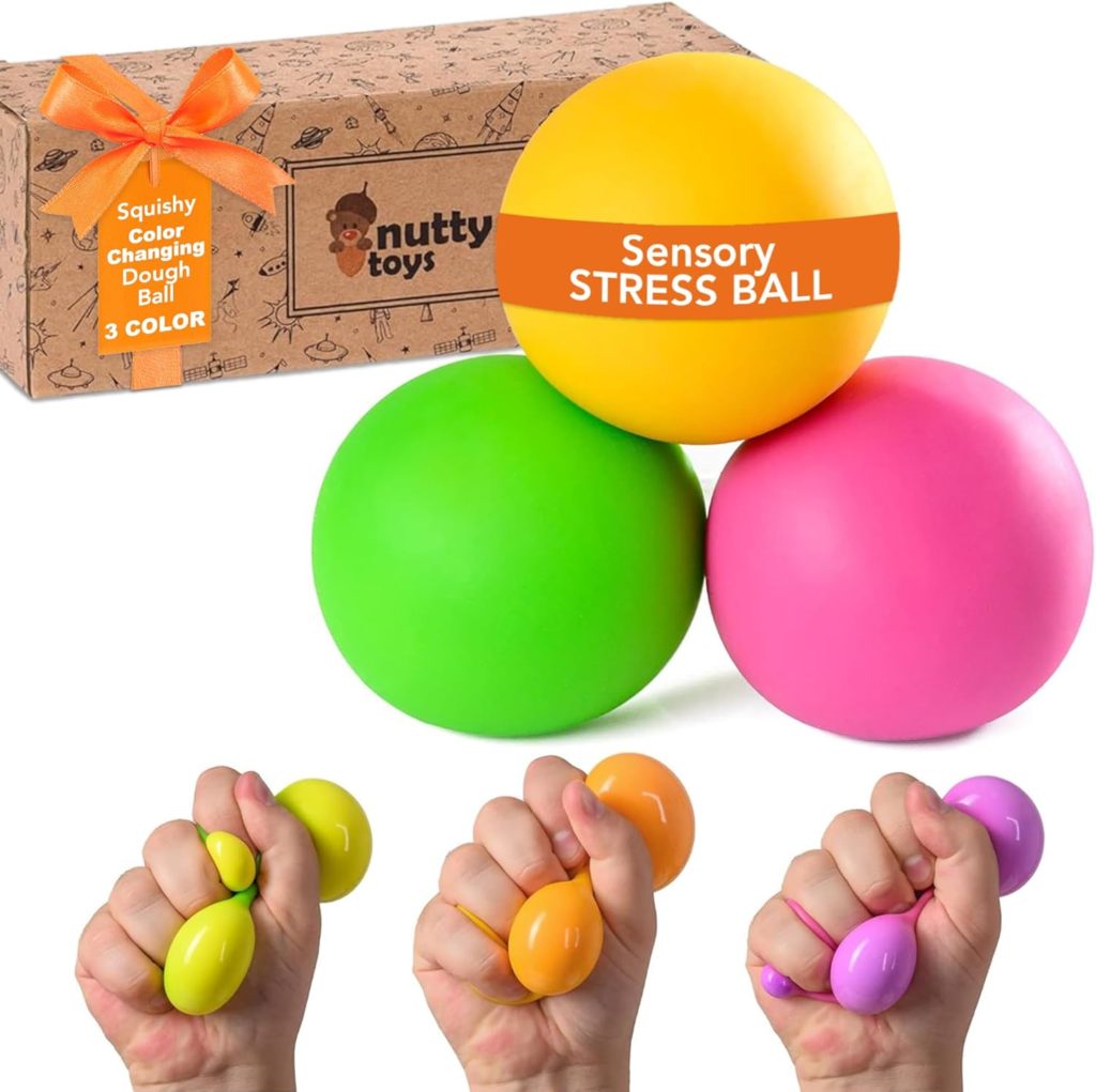 Easter basket ideas for tween boys: 3-pack of color changing stress balls