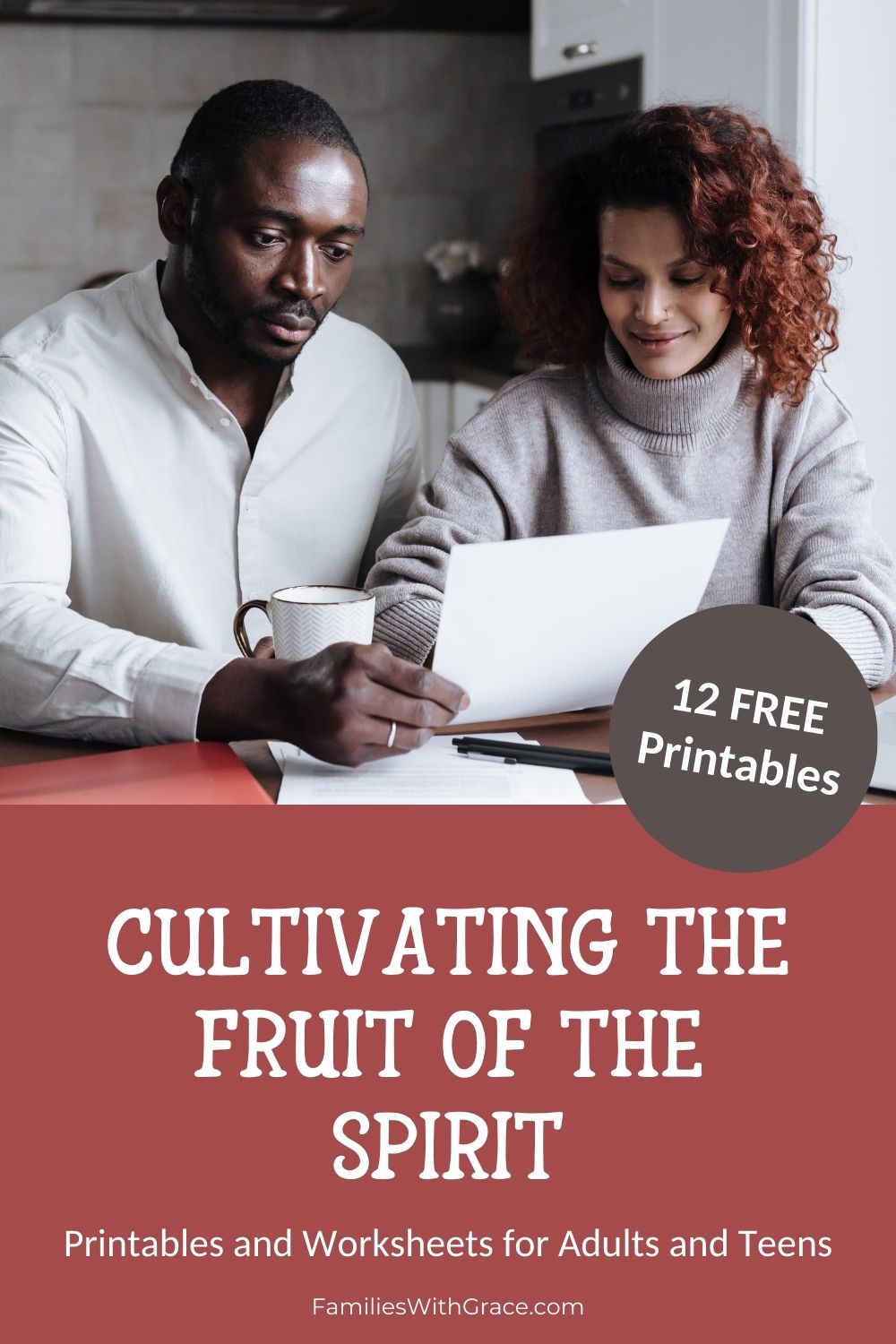 Fruit of the Spirit worksheets for adults and teens