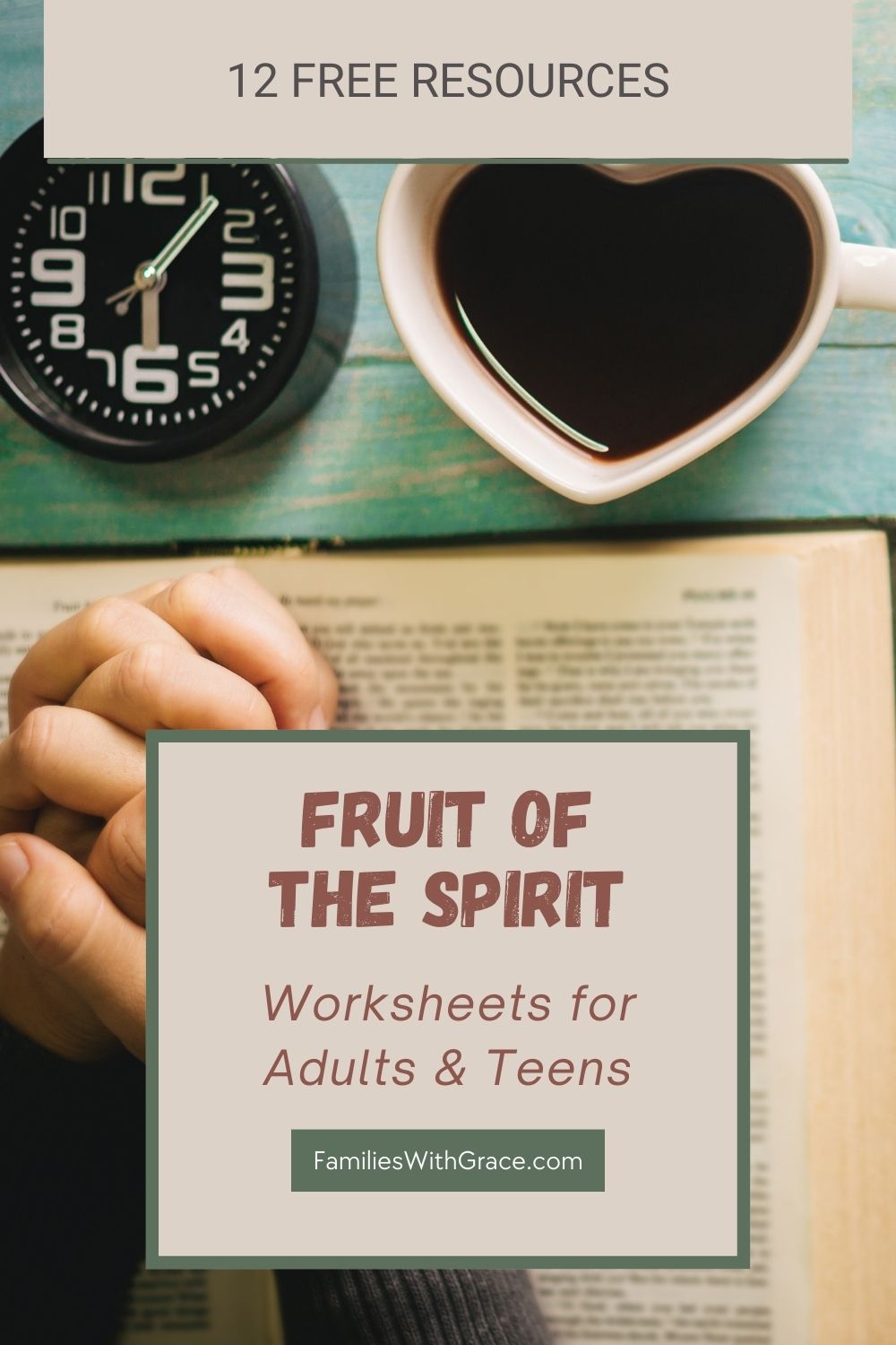 Fruit of the Spirit worksheets for adults and teens