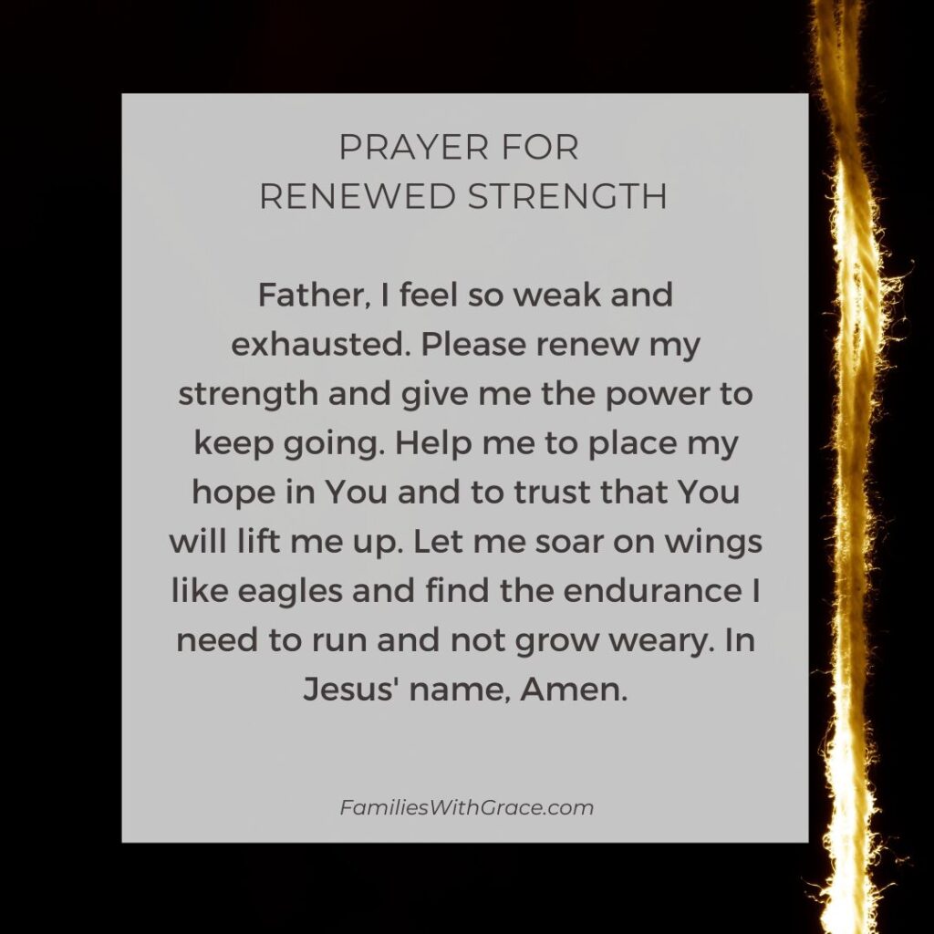 Prayers for overwhelmed moms prayer for renewed strength