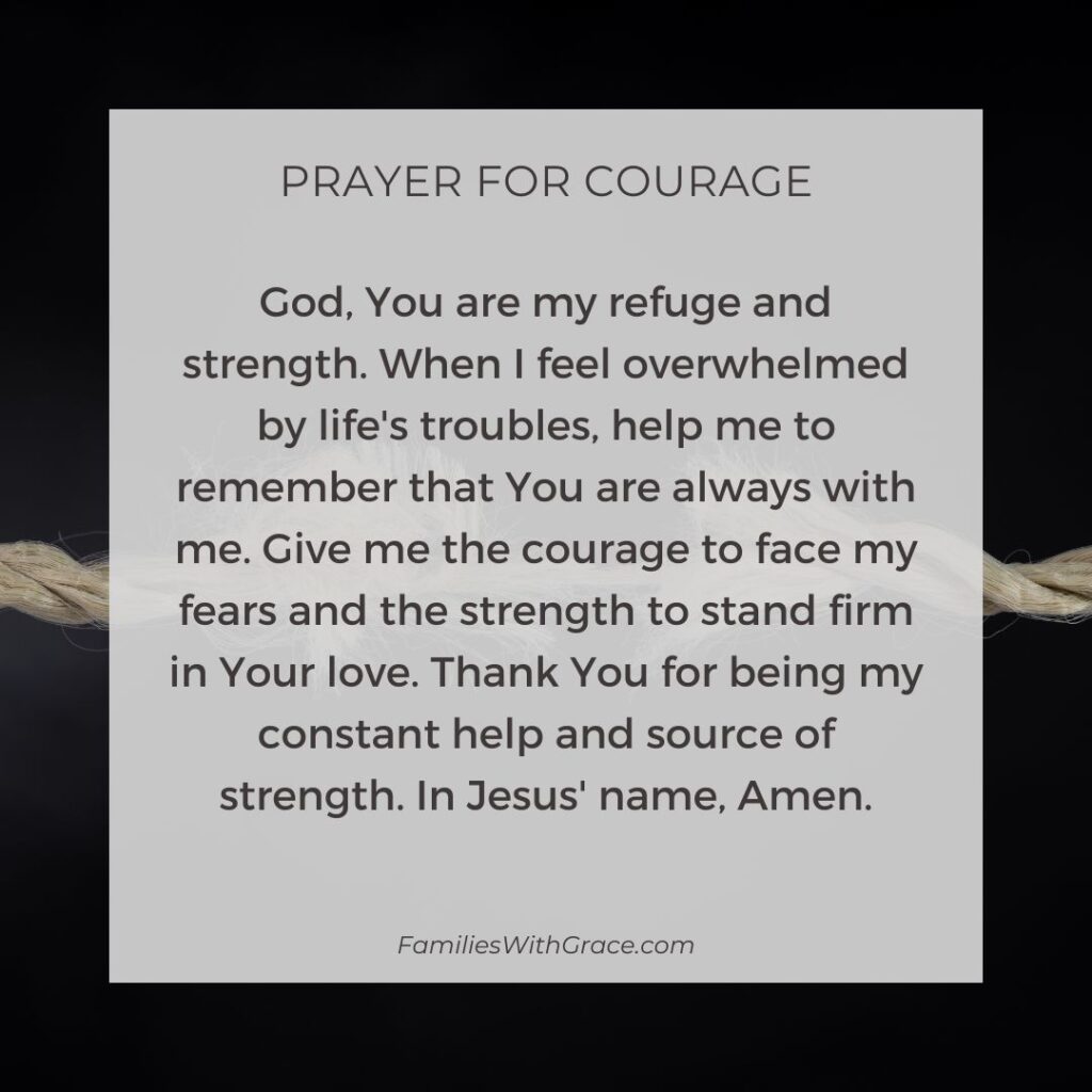 Prayers for overwhelmed moms pray for courage