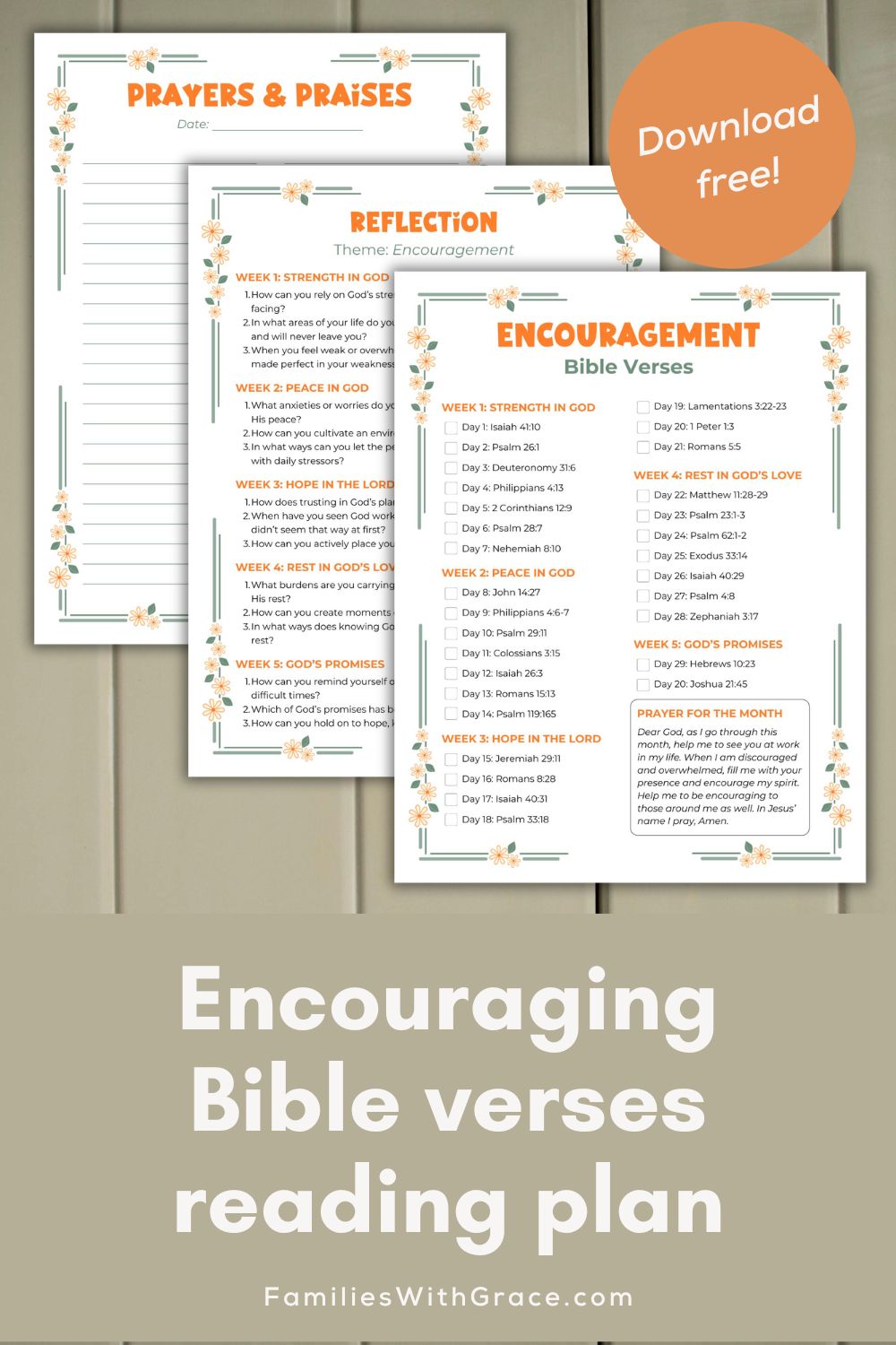 30 Encouraging Bible verses for moms (Free reading plan)