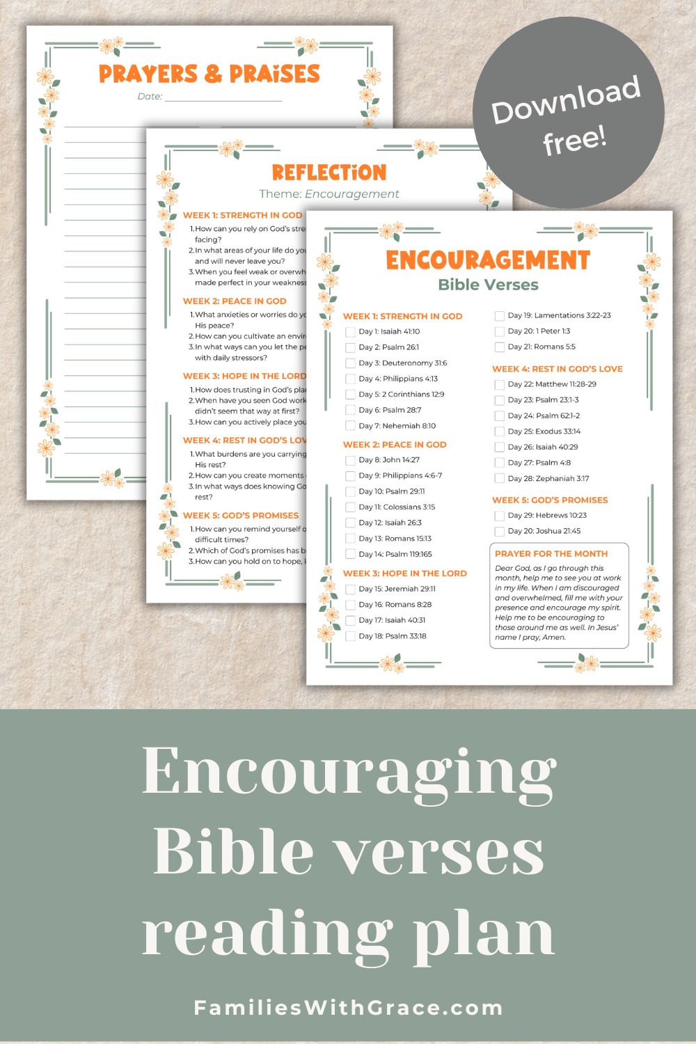 30 Encouraging Bible verses for moms (Free reading plan)