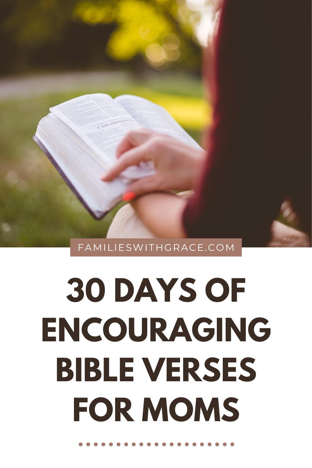 30 Encouraging Bible verses for moms (Free reading plan)