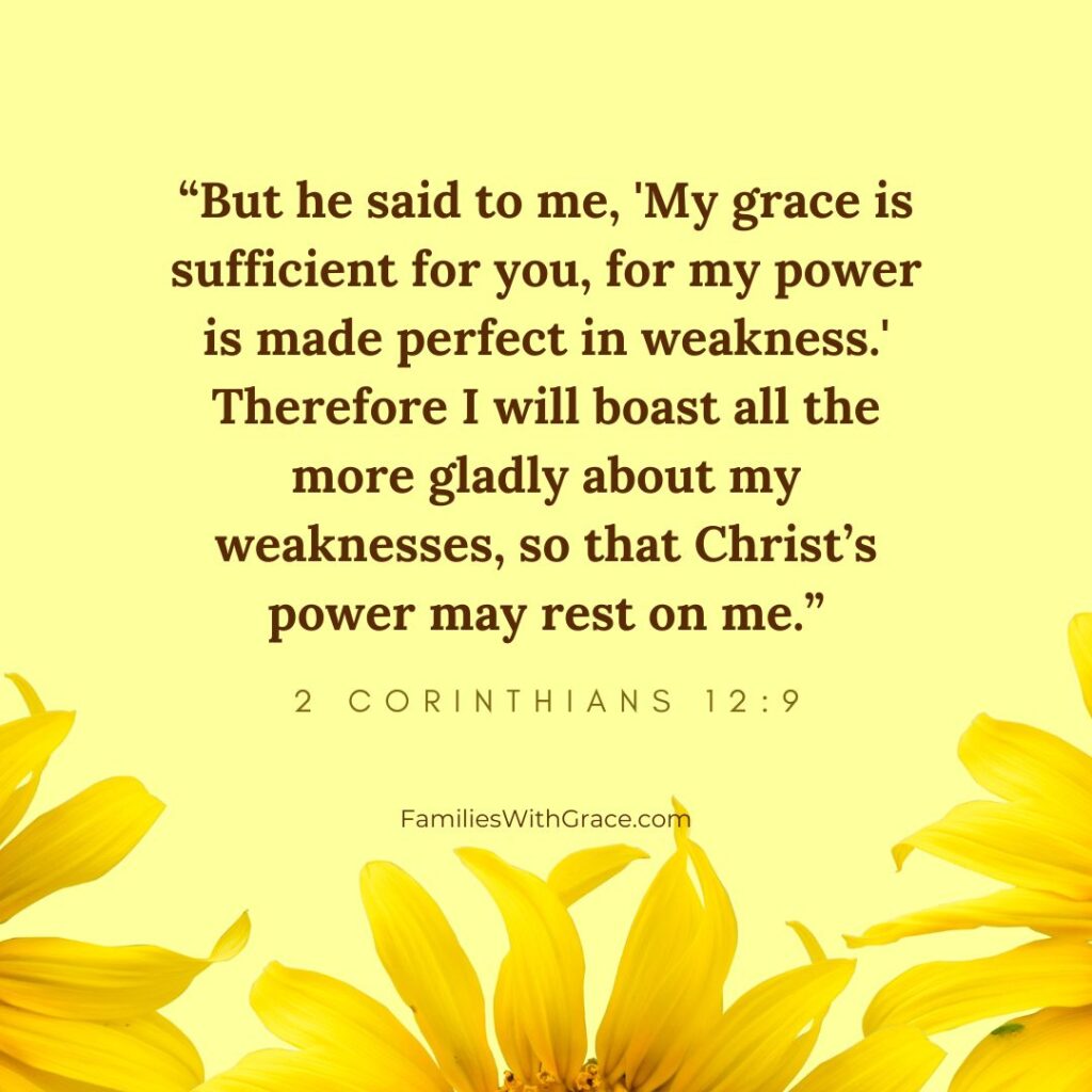 Living in grace Bible verse image