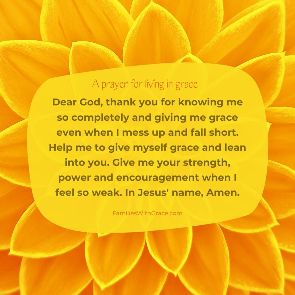 A prayer for living in grace