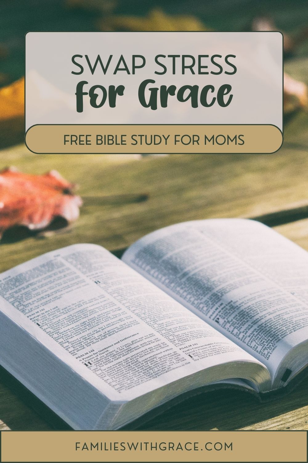 Free online Bible study for moms about stress