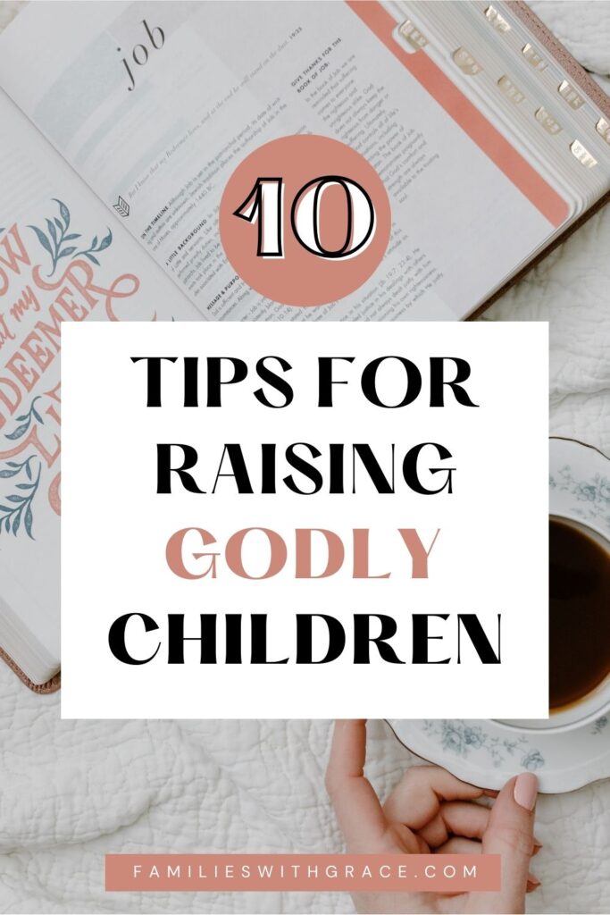 Christian parenting advice Pinterest image 8