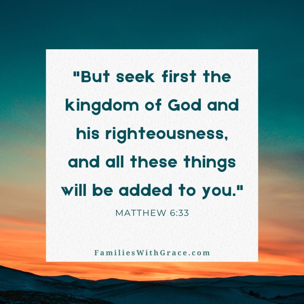 Matthew 6:33