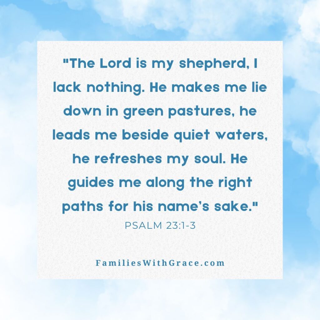 Psalm 23:1-3