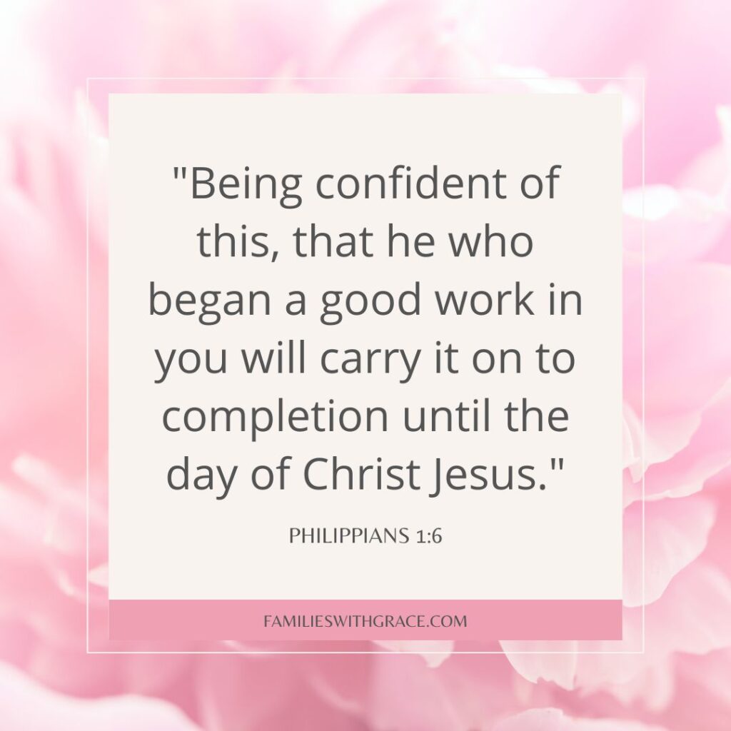 Philippians 1:6 from Bible verses about hope for the future