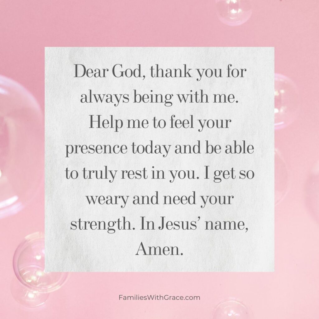 A prayer for weary moms