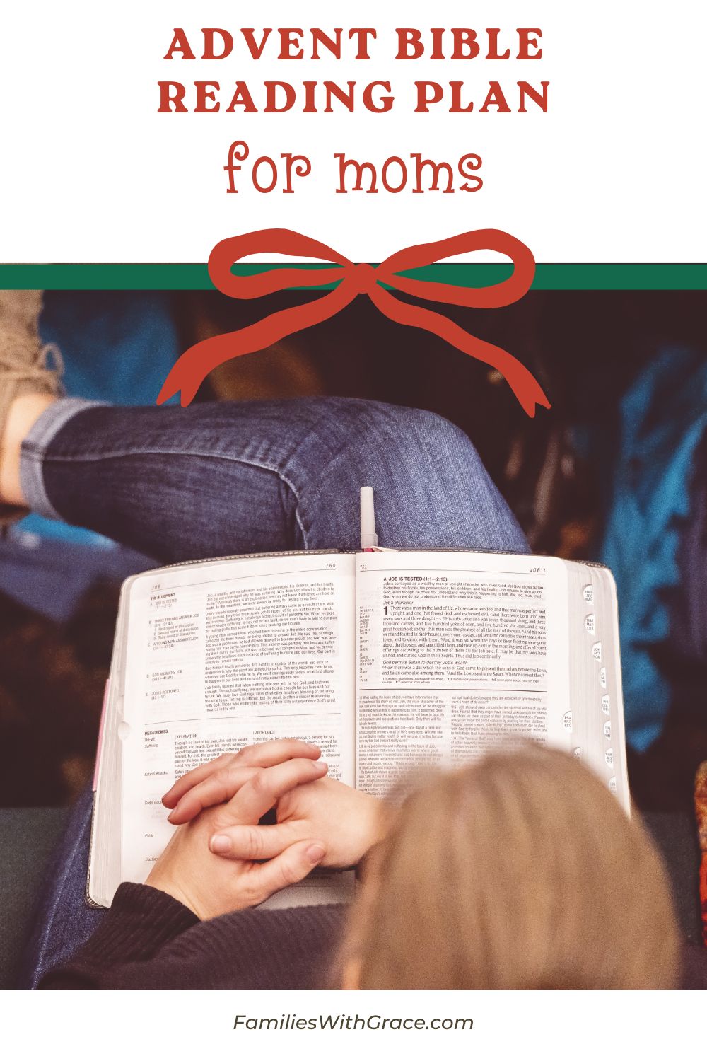 A Free Advent Bible reading plan for moms this Christmas