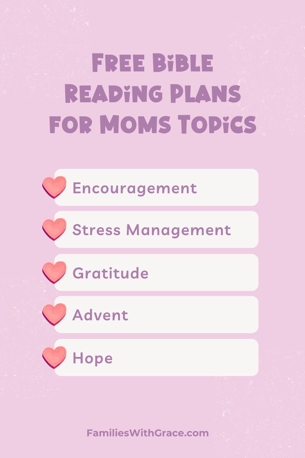 Free Bible reading plans for moms