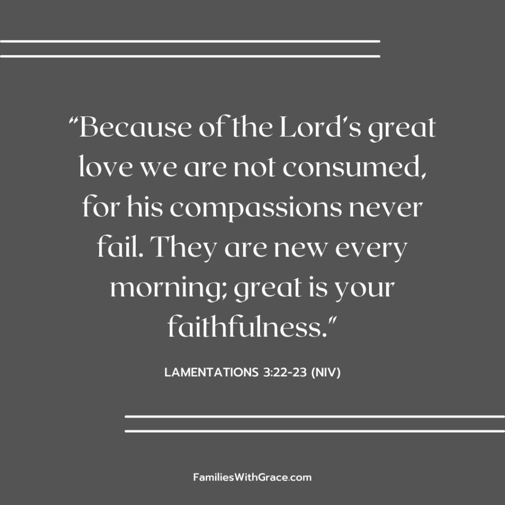 Lamentations 3:22-23