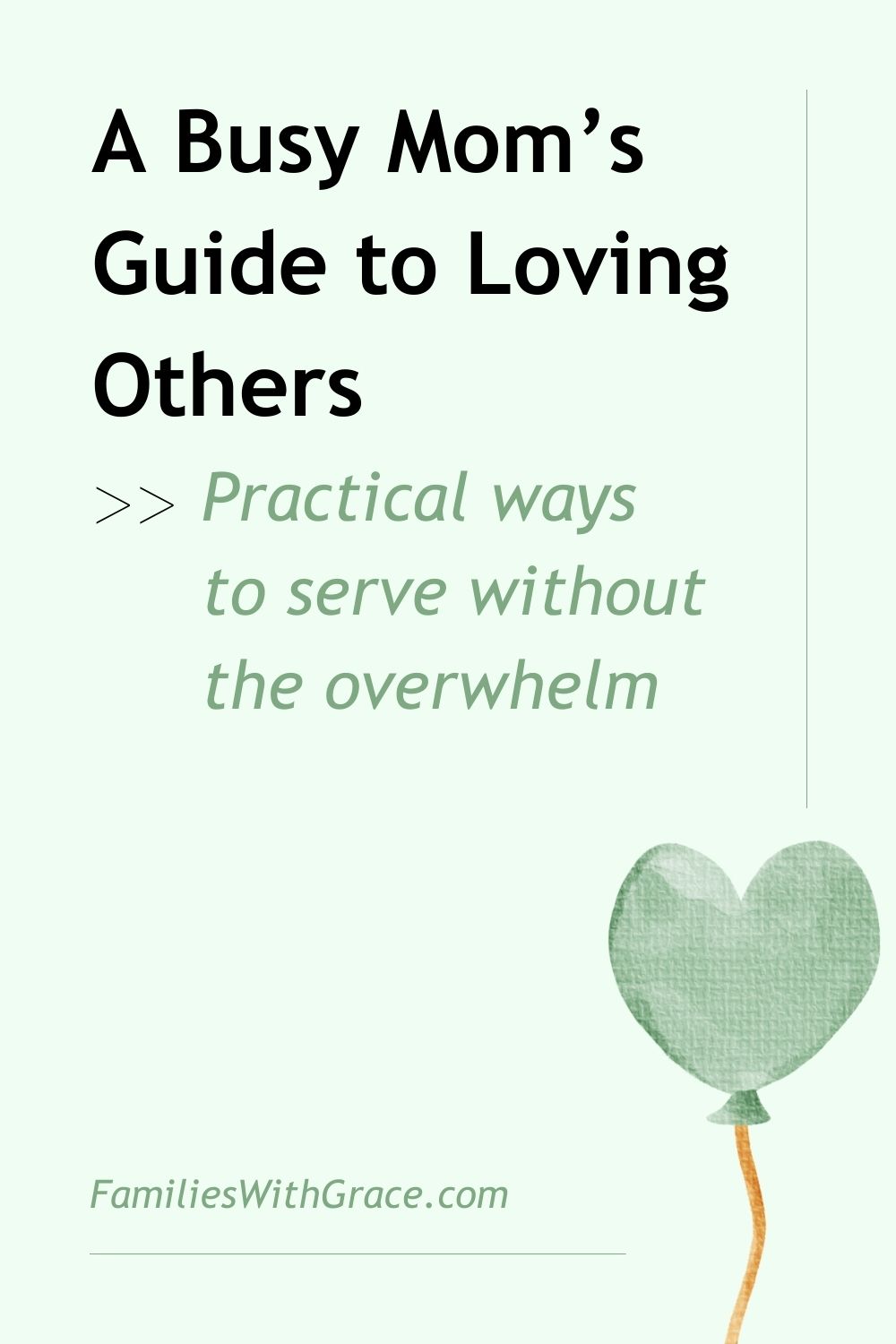 Loving others without burnout: A guide for busy moms