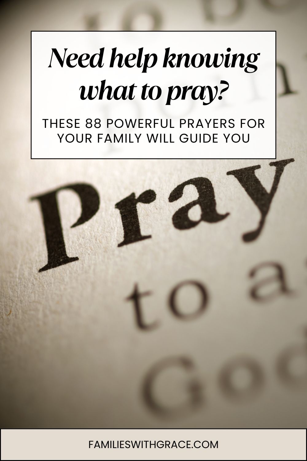 88 Powerful prayers for your family