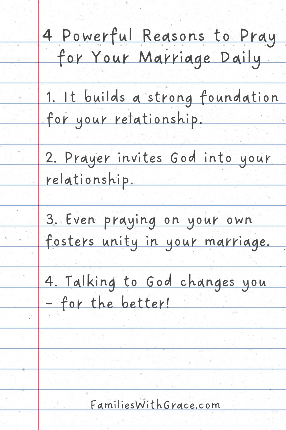 Praying for your marriage